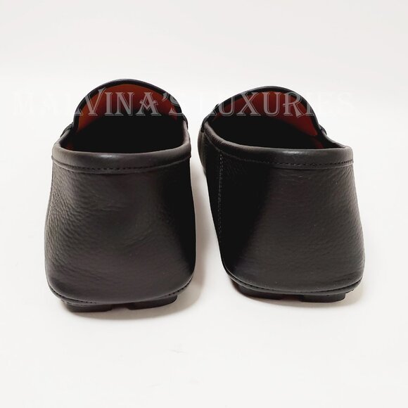 GUCCI SHOES MENS DRIVER HORSEBIT MOCCASINS BLACK LEATHER LOAFERS sz 11G 11.5 - Picture 7 of 16